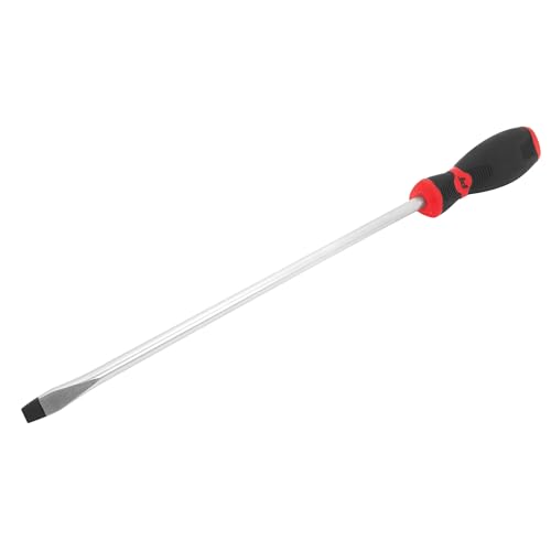 Image of Performance Tool W30983 Black & Red Slotted Screwdriver, 3 /8 inch x 12 inch