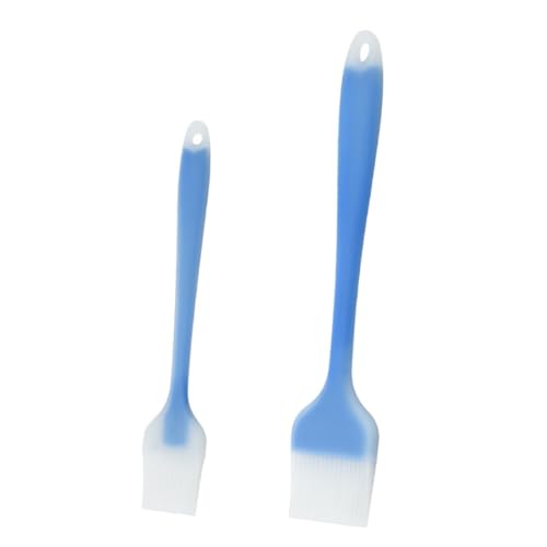 Cabilock 2Pcs Silicone Basting Brush for Cooking Grilling Baking Heat Resistant Bbq Sauce Oil Applicator for Meats Pastries Marinades