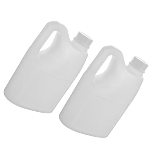 CRAFTHROU Jarra Versátil 2l Plástico Tapa de y para Asa con Hermética Almacenar Botella Reutilizable Contenedor Jugo, Miel y Jarabe para Bebidas para Cocina y Uso Doméstico