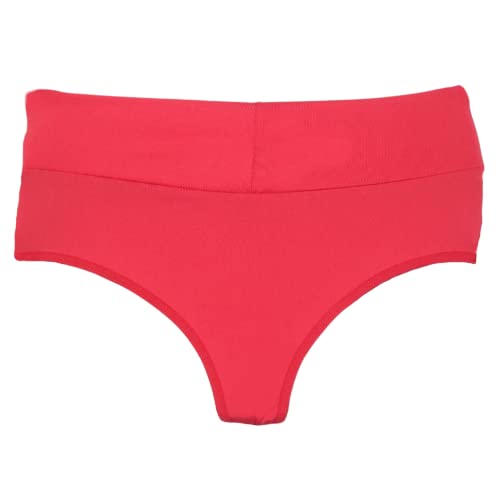 Kit 5 Calcinha Cinta Modeladora Fio Dental Duplo Cós Alto Levanta Bumbum Cintura Alta Lingerie Femin