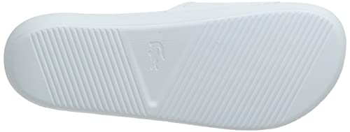 Foto von Lacoste Herren Croco Slide 119 1 CMA Schlappen, White/Green, 43 EU