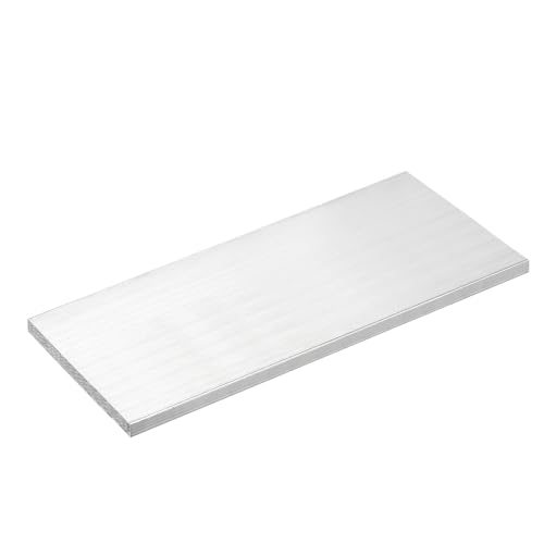 Image of uxcell Square Aluminum Flat Bar, 5 /16 inch Thick 3.9 inch Width 10 inch Length Square Aluminum Bar 6061 Aluminum Flat Plate, 8 x 100 x 254mm T6511 Solid New Mill Stock for Industrial Building