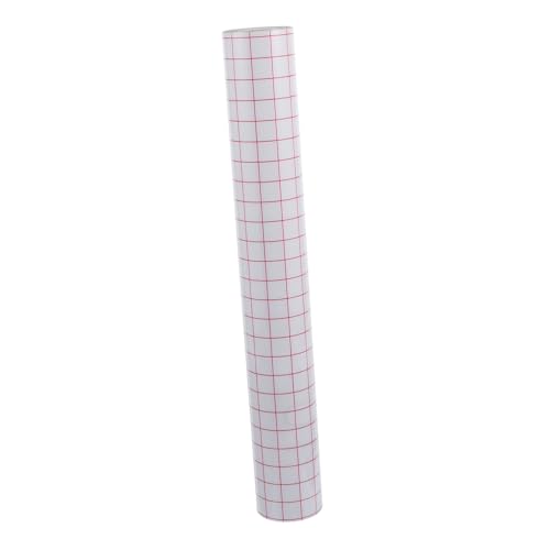 SEWACC 1 Roll Vinyl Transfer Tape with Grid Self Adhesive Pet Film for Easy Application Smooth Surfaces for Craft Decals Wall Art and Projects