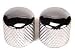 Peavey Dome Guitar Knobs, Chrome