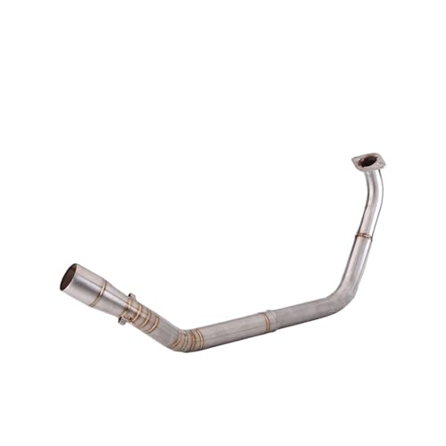 Motorcycle exhaust center pipe Exhaust Pipe Middle Section Connecting Rod Motorcycle Accessories Sliding Adjustable Muffler Outlet Tail Nozzle Noise Reduction(TYPE-A)