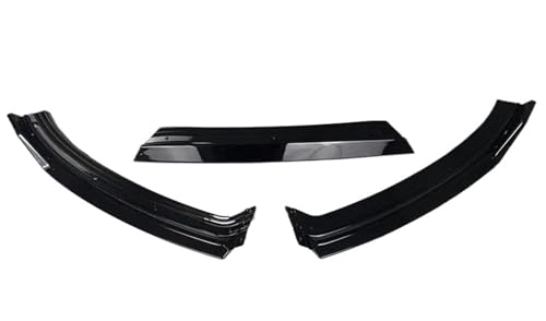 Becquet de pare-chocs avant noir pour VW Polo MK5 6R TSI TDI 2014-2017