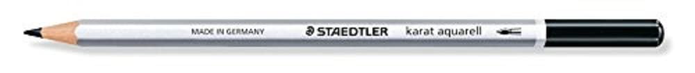 STAEDTLERKarat Aquarell 125-9 Professional Watercolour Pencils - Black (Pack of 6)