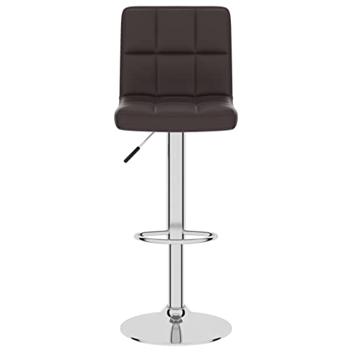 Tabouret de bar marron scandinave réglable en hauteur - 4