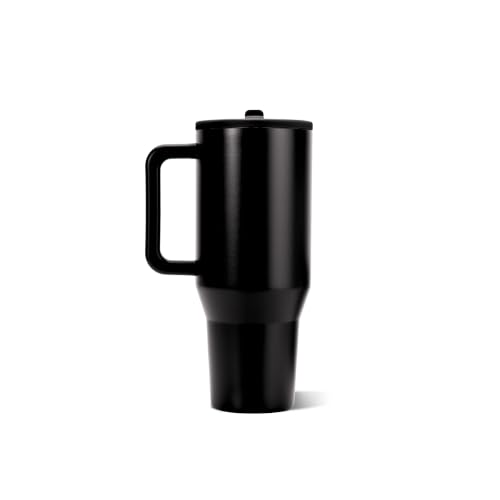 Image of HydroJug Traveler 32oz, Insulated Tumbler with Handle & Straw, Black