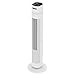 EMERIO Ventilatore a torre con timer, 3 livelli di velocità, potenza sostenibile, 35 Watt, funzione girevole commutabile, design senza tempo, altezza 78 cm, TFN-123006, bianco