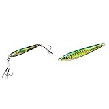 【セット買い】ダイワ(DAIWA) メタルジグ TGベイト SLJ フック付き 60g FPHグリーンゴールド ルアー + メタルジグ ルアー TGベイト60 PHグリーンG 751087