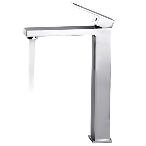 Robinet mitigeur de lavabo chrome brome en laiton pour vasque de salle de bain