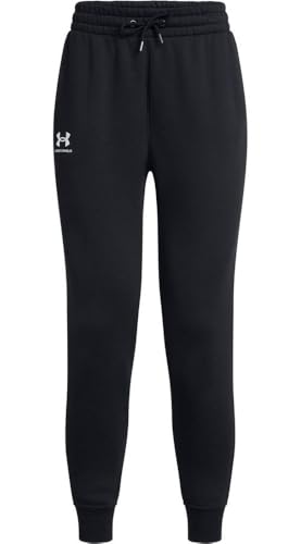 Under Armour UA Icon Fleece Jogger - Black/Black/White - XXL