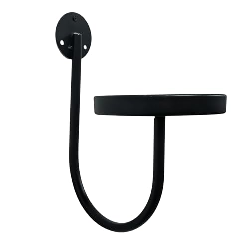 Support pour fleurs flottant vertical noir | Évitez l'encombrement de vos pots de fleurs - 2