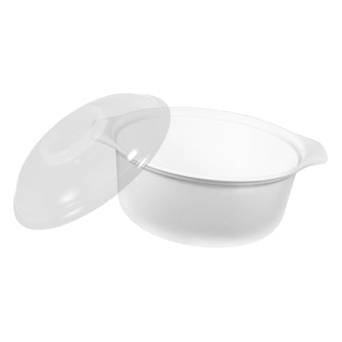 Abaodam 電子レンジ対応食品グレードプラスチック蒸し器 耐熱炊飯調理容器 野菜 ご飯 肉料理向け 家用 オフィス 学生適用