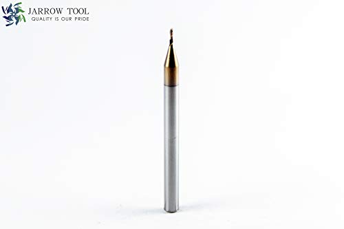 Image of Square End Carbide Mill Set (Pack of 5) - 1 /16 End Mill for Alloy Steels /Hardened Metals - 2 Flute TiAlN Coated Square Nose Milling Set for CNC Machine Milling Tools