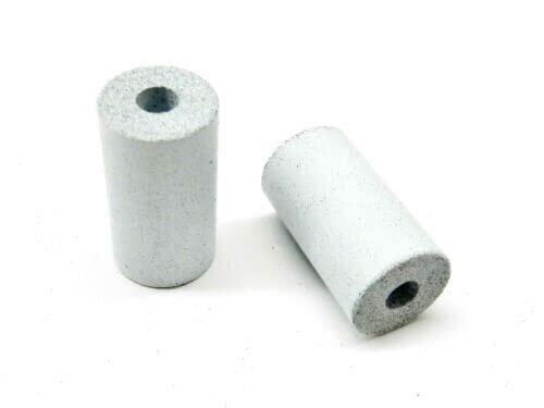 Silicone Polishing Wheel Abrasives 14 x 25mm White Cylinder Polisher Pack of 10 Made in Germany by JTS