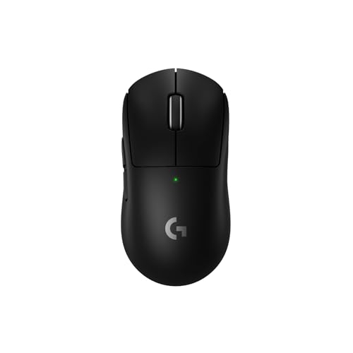 Image of Logitech G PRO X Superlight 2 Lightspeed Wireless Gaming Mouse, Lightweight, LIGHTFORCE Hybrid Switch, Hero 2 Sensor, 32.00DPI, 5 Programmable Buttons, USB-C Charging, PC & Mac - Black