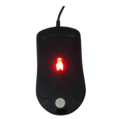 Image of Star Marketing- Wired 3D Optical Mouse with 1200 DPI, Plug & Play functionality, Optical Sensor, Rated at 5V=100mA, and Measuring 94.5 mm in Length, 52.5 mm in Width, and 32 mm in Height (Black).