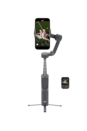 Image of DJI Osmo Mobile 8P Standard Combo | 3-Axis Smartphone Gimbal Stabilizer | Osmo FrameTap Remote | ActiveTrack 8.0 | Built-in Extension Rod & Tripod, Black