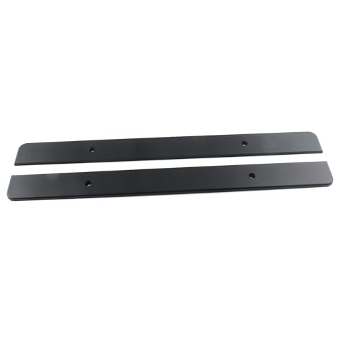 1Par de Placas Protectores Extendido Negro para Alforjas Duraderas Compatibles con Harley Touring 1993-2013 miniatura 6