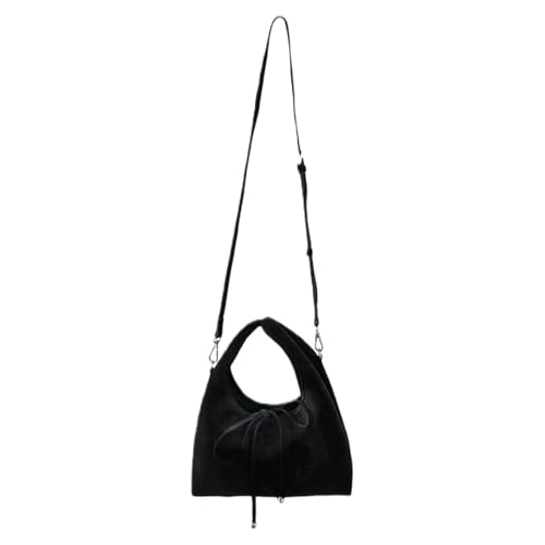 Sac à bandoulière daim femme vintage sac à main décontracté épaule