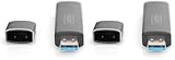 DIGITUS Dual Card-Reader mit Hub - USB-A & USB-C - SD & Micro-SD Kartenleser - USB 3.0 Hub 1 Port -...