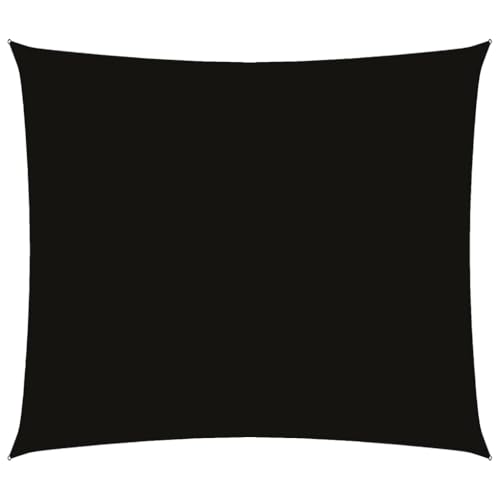 Voile d'ombrage rectangulaire pour terrasse moderne de 2,5x3 m coloris noir