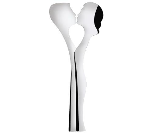 ACCIAIO INOX 18/10 BUGATTI COPPIA POSATE INSALATA ABBRACCIO ACCIAIO INOX