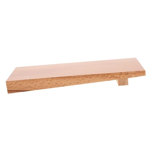 Plato para sushi y sashimi de madera color beige miniatura 1