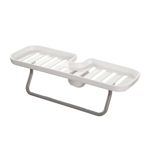RNXRZANK Organizador de fregadero de cocina, soporte de esponja, fácil instalación