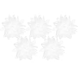 [GALPADA] 5個 花戒指道具 調節可能な女性用ステージパフォーマンスリング シルク布製 フラワーリング 耐久性と快適性を備えたダンス舞台用