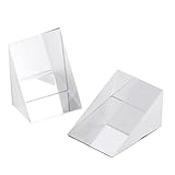 Optischer rechter Winkel Prisma - Hochwertiges Glas Triangular Prism Lens, klare optische Komponente für die Lichtkontrolle, dauerhafte wissenschaftliche Instrumentenzubehör | Präzisionsprisma für