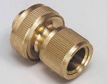 Preisvergleich Produktbild Puteus Messing Schlauchstück 3 / 4 Stopp