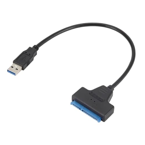 ACGTUY SATA - USB 3.0�P�[�u�� USB 2.0 - SATA�A�_�v�^�[ �ő�6Gbps�Ή� 2.5�C���`�O�t��HDD SSD �n�[�h�h���C�u 22�s�� Sata III �P�[�u��(USB 3.0)