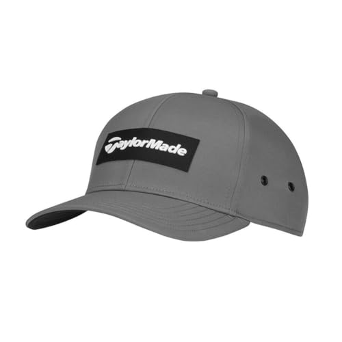 TaylorMade 2026 Newport Stock Metal Eyelet Hat Grey Adjustable