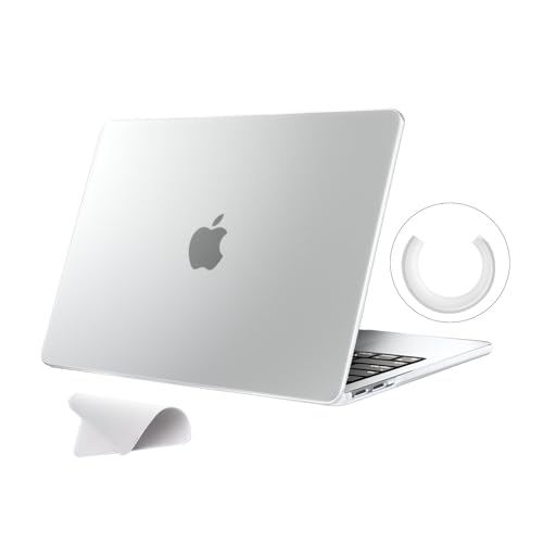 eleger Funda no rígida Compatible con MacBook Pro 13 Pulgadas M2 M1 A2338 A2251 A2289 A2159 A1989 A1708 A1706, Lanzamiento de 2022 2016, Carcasa anticolisión, Transparente Mate
