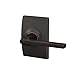 Schlage F10 LAT 716 CEN Latitude Door Lever with Century Trim, Hall & Closet Passage Lock, Aged Bronze