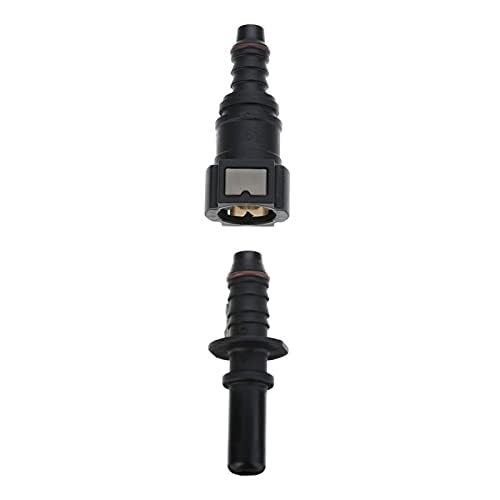 Boquilla de inyector 1 Juego De Acoplador De Manguera De Línea De Combustible Para Automóvil De 8 Mm (9,89 Pulgadas) Con Conector De Conexión De Liberación Rápida Inyector Combustible