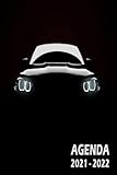  AGENDA 2021-2022: Voiture de Course Sport Racing luxe Organisateur scolaire pour école primaire, collège, lycée étudiant pour une année scolaire réussie.
