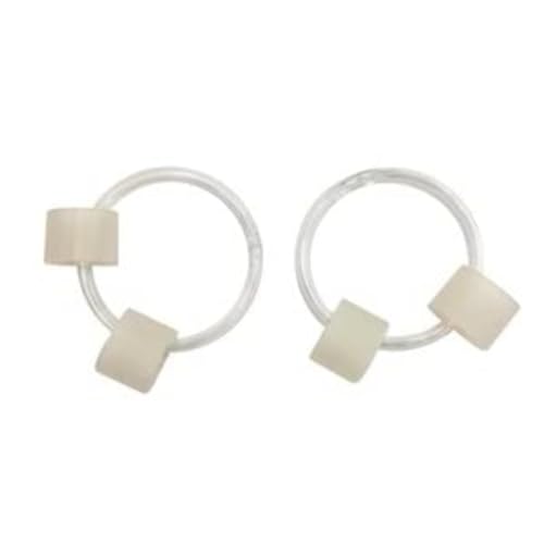 Aika Hookies for BTE Hearing Aid (Pack of 5, Universal Size), White