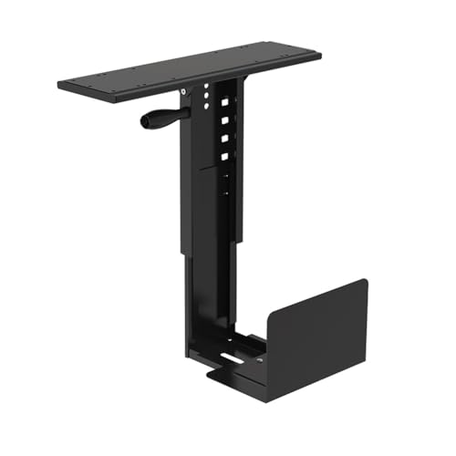 Soporte ajustable para CPU bajo escritorio y montaje en pared, soporte universal para torre PC miniatura 1