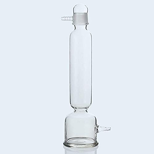 Botella de cristal de secado de torre, equipo de laboratorio químico, botella de amortiguación para laboratorio de química, capacidad de 250/500 ml