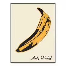 Affiche banane Andy Warhol pour raviver un mur blanc style pop art 30x45