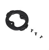 Pumixiy Inserto adattatore per supporto per computer da bici, 28,8 x 24,9 mm, in plastica, colore nero