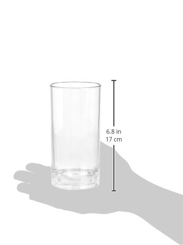 Amazon Basics Tritan Highball Glasses - 18-Ounce, Set Of 4 (Plastic Material) #TOP3