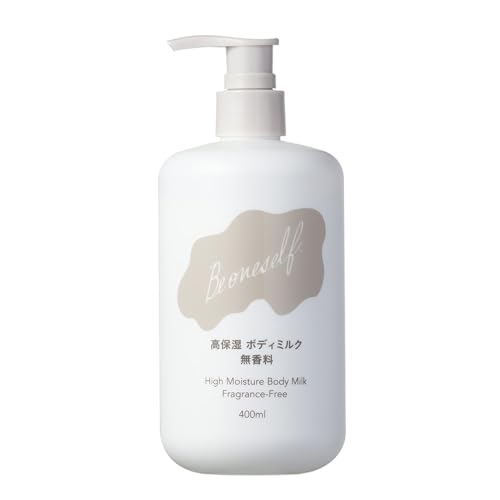 カインズ(CAINZ) ボディミルク 400ml 無香料 シアバター モモ葉エキス ワセリン 高保湿 赤ちゃんの肌にも使える クリーム 弱酸性 ボディケア