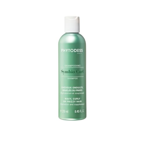 Shampooing SYMBIO CURL - Soin Cheveux Ondulés, Bouclés ou Frisés 250ml - Hydratation, Souplesse et Définition des Boucles
