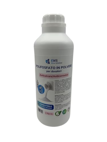 EWS® | RICARICA POLIFOSFATI IN POLVERE DA 1 KG. PER CALDAIA, SALE POLIFOSFATO RAPIDO INDURIMENTO ANTICALCARE...