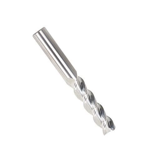 Image of 1 /2 Inch Milling Cutter 3 Slot Carbide End Milling Cutter Suitable for Aluminum Cutting Non-Ferrous Metal Cutting 1 Pieces